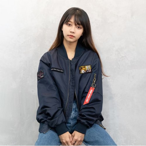 【入冬必備，現貨不用等】NYCU FORCE MA-1飛行夾克2.0_海軍藍